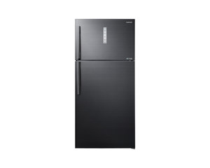 מקרר מקפיא עליון 588 ליטר נטו Samsung RT58K7044SL צבע שחור כולל פיקוד שבת מובנה אינוורטר No frost. רוחב: 83.1 ס"מ.