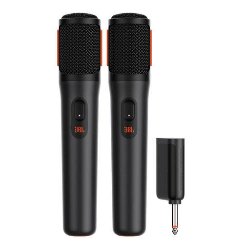 זוג מיקרופונים אלחוטיים JBL PartyBox Wireless Mic