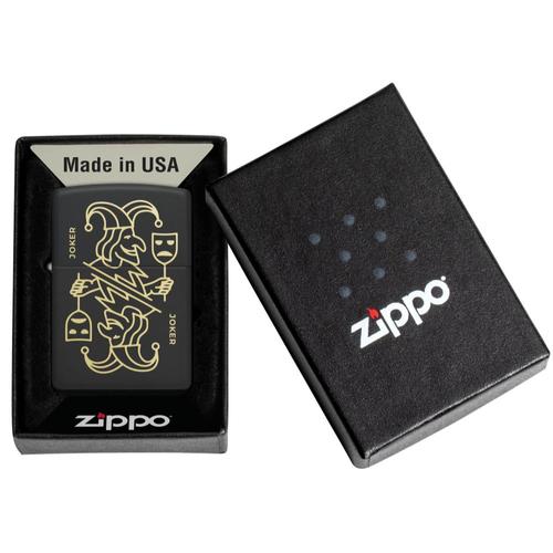 מצית זיפו קלף ג’וקר במסכה - ZIPPO
