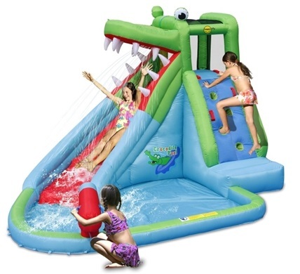 מגלשת מים קרוקודיל עם מזרקה 9240