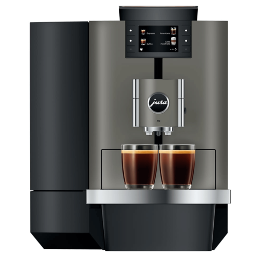 מכונת קפה יורה JURA X10 בצבע נירוסטה כהה Dark Inox