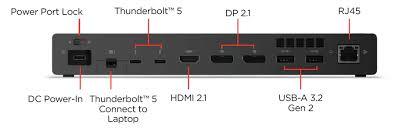 תחנת עגינה Lenovo ThinkPad Thunderbolt 5 Smart Dock 7500 40BA0265IS