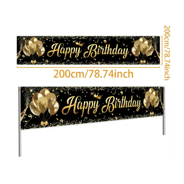 כרזת Happy Birthday ענקית