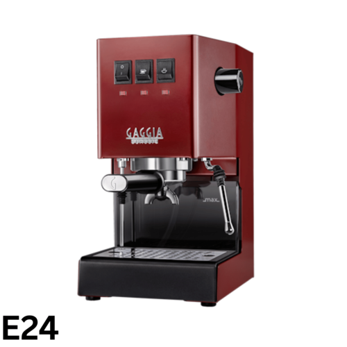 מכונת קפה גאג'יה קלאסיק Gaggia Classic PRO אדומה E24