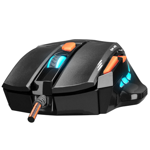 Everest SGM-X7 Usb Siyah Makrolu 7200dpi Oyuncu עכבר + משטח עכבר גיימינג  2in1