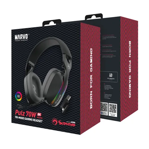 אוזניות גיימינג אלחוטיות דגם HG9086W מבית Marvo