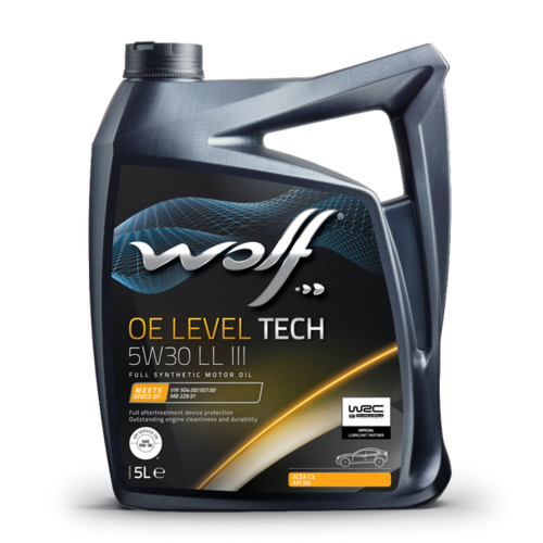 שמן מנוע WOLF OE LEVEL TECH 5W30 LL III 5L