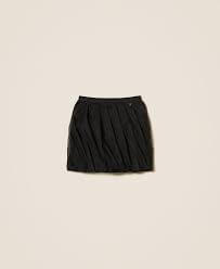 Tulle balloon miniskirt