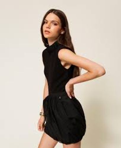 Tulle balloon miniskirt