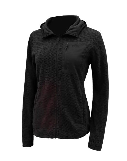 מעיל נשים מיקרופליז Freya  שחור - Outdoor 