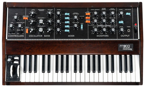 moog - minimoog model d analog synthesizer
