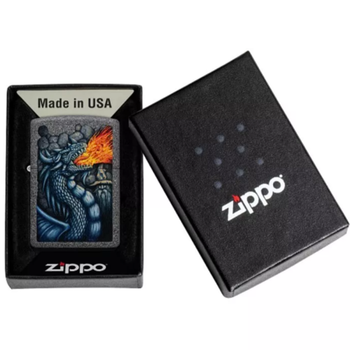 מצית זיפו דרקון לוהט - ZIPPO