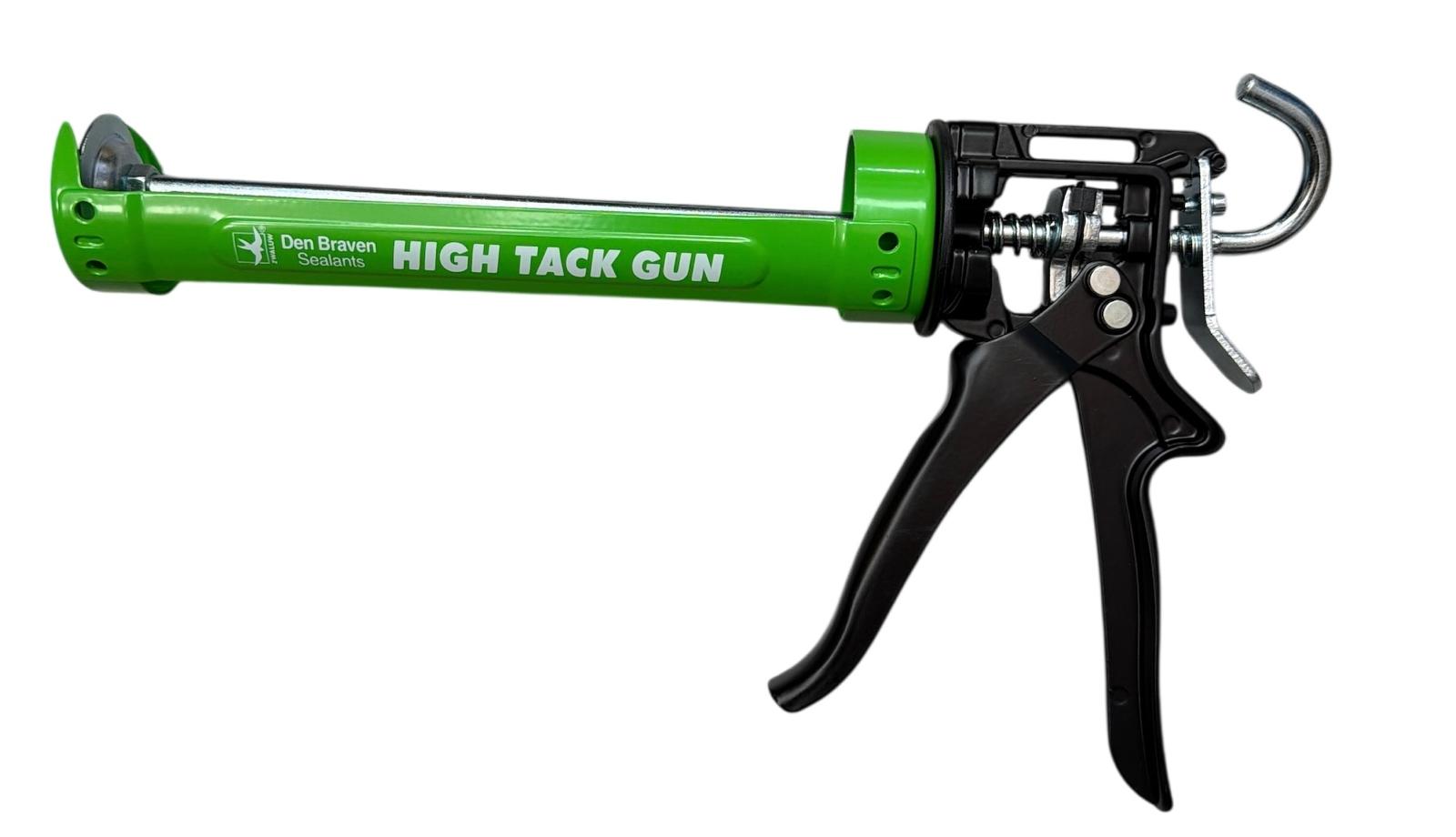 אקדח היי-טאק ירוק מקצועי  Den Braven Super High Tack Gun אקדח סיליקון ותרמילים 