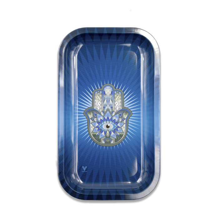 מגש גלגול גדולה V SYNDICATE Hamsa Blue Edition
