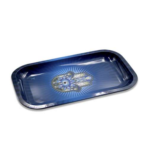 מגש גלגול גדולה V SYNDICATE Hamsa Blue Edition