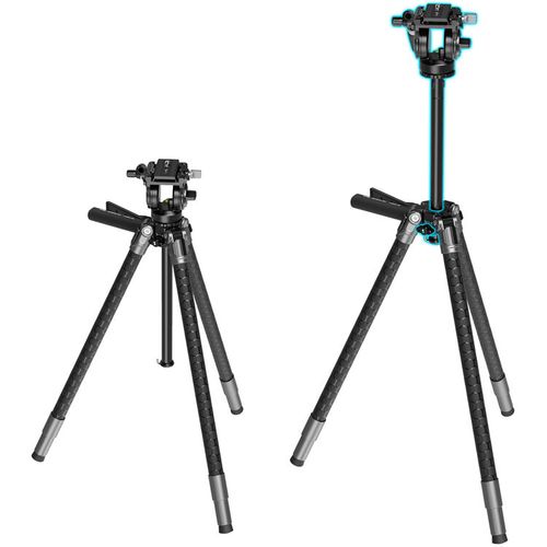 קיט חצובת אלומיניום מקצועית SmallRig x Potato Jet TRIBEX SE Hydraulic