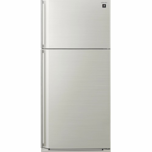 מקרר מקפיא עליון 587 ליטר נטו 3850 Sharp עם התקן שבת מובנה - גימור כסוף בדץ העד''ח בנוי לא עובר אוטומטי רוחב: 80 ס״מ