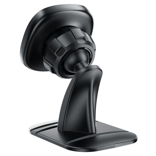 מעמד מגנטי לרכב AceFast D51 בצבע שחור – עיצוב קומפקטי עם מגנטים חזקים ומשטח הדבקה 3M.