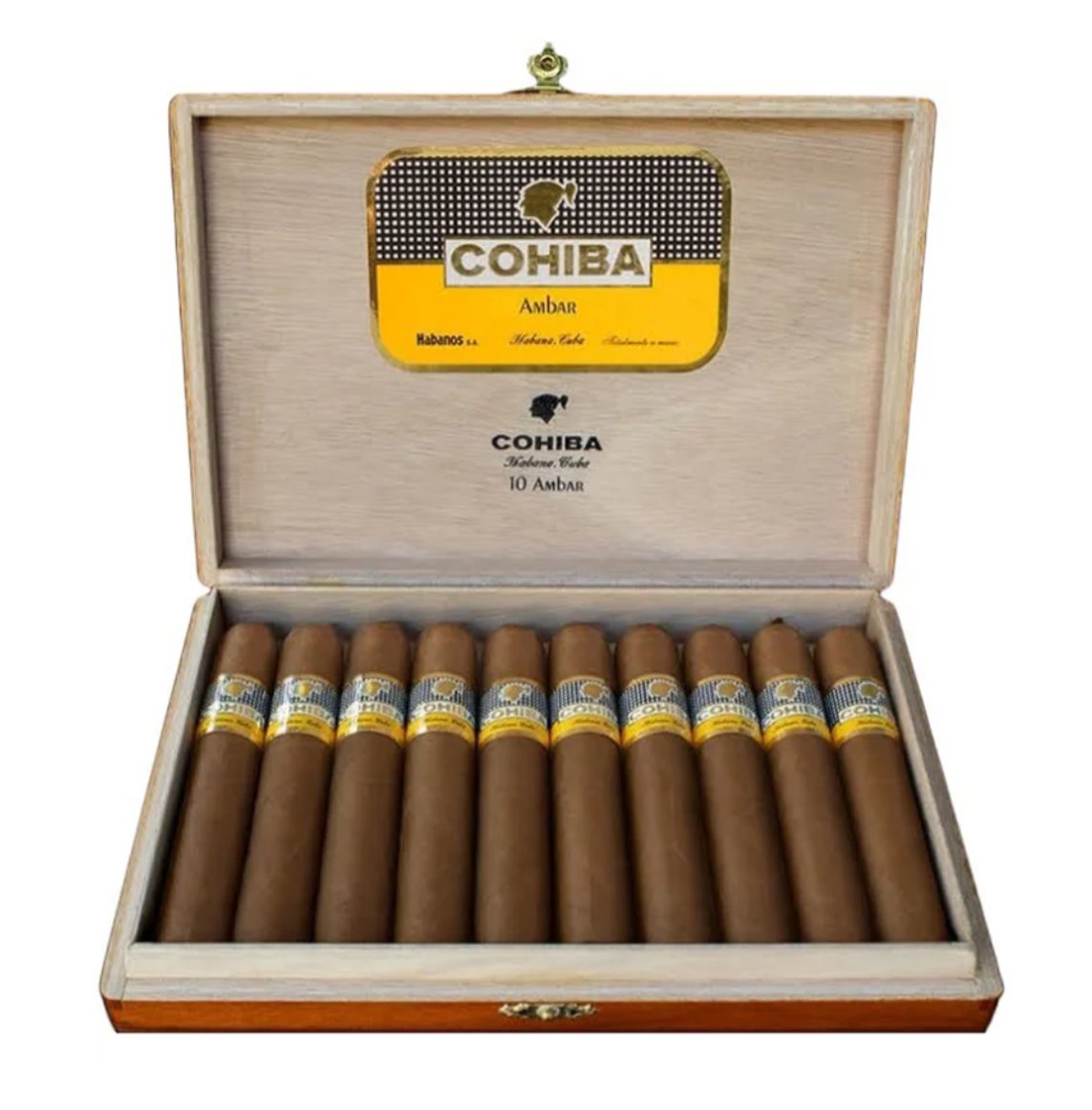 סיגר קוהיבה אמבר - COHIBA Amber מארז יוקרה 10 סיגרים