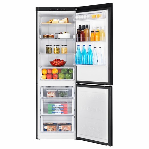 מקרר מקפיא תחתון SAMSUNG סמסונג RB34J3200SA צבע שחור 350 ליטר כולל פיקוד שבת מובנה Digital Inverter רוחב: 59.5 ס