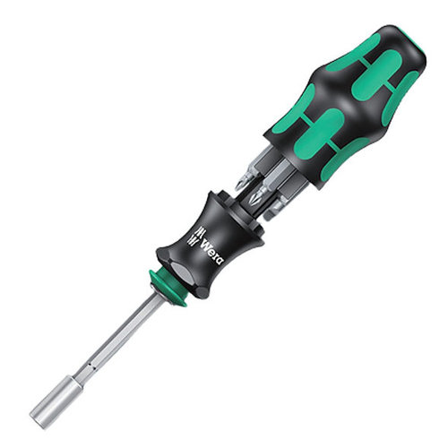 סט מברג להב נשלף עם ביטים KK28 7 חלקים WERA