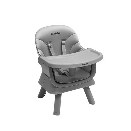 כסא אוכל 6 ב 1 LUCKY מבית BABYSAFE (אפור)