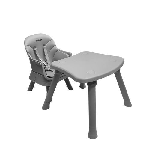 כסא אוכל 6 ב 1 LUCKY מבית BABYSAFE (אפור)