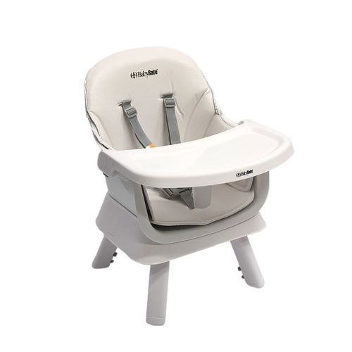 כסא אוכל 6 ב 1 LUCKY מבית BABYSAFE (לבן)