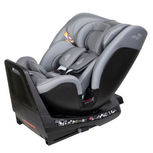 חדש בישראל! כסא בטיחות מסתובב משולב בוסטר 360° Swivel-Grow Max מבית BRITAX (אפור)