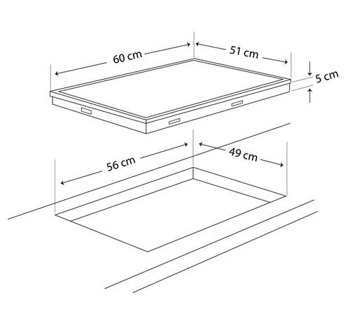 כיריים גז 60 ס