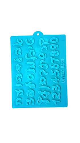 תבנית סיליקון אותיות