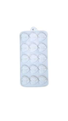 תבנית סיליקון לב יהלום מיני