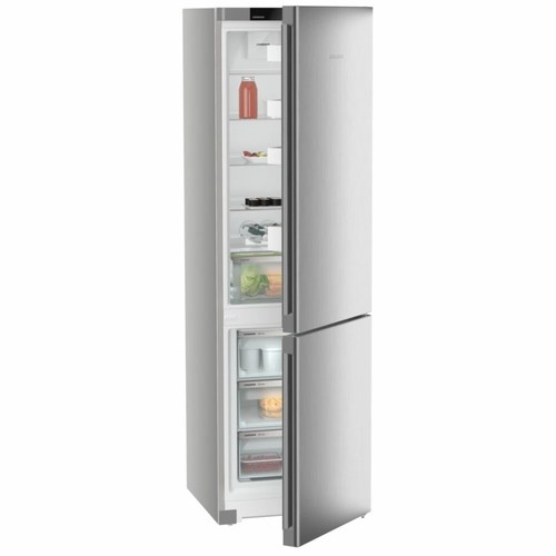 מקרר מקפיא תחתון CNsff 5703 Pure NoFrost כולל פיקוד שבת מובנה liebherr צבע כסוף 371 ליטר רוחב: 59.7 ס”מ