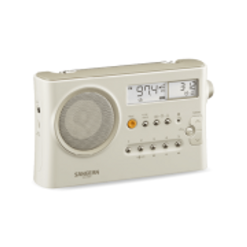 מערכת שמע ניידת Sangean PR-D4BT - צבע קרם