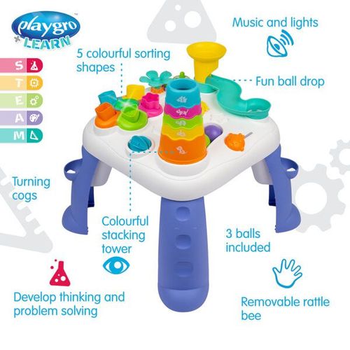 פלייגרו – Playgro שולחן פעילות שירים ואורות