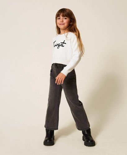 Girls’ jumper with embroidered logo