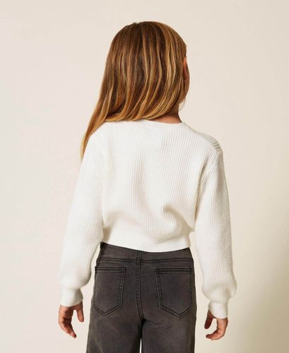 Girls’ jumper with embroidered logo