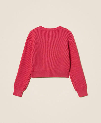 Girls’ jumper with embroidered logo