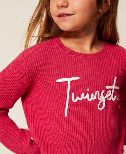 Girls’ jumper with embroidered logo