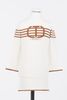 Girls' short dress with stripes and Oval T
