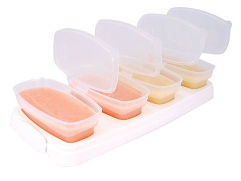 baby cubes קוביות אחסון נפרדות 140ml לאחסון מזון תינוקות 1