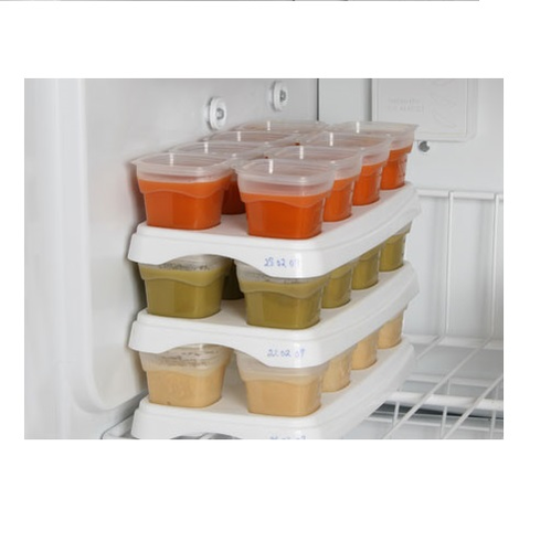 baby cubes קוביות אחסון נפרדות 140ml לאחסון מזון תינוקות 2