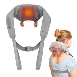 חגורת עיסוי עם טכנולוגיית עיסוי 4D ופונקציית חימום אינפרא דגם: TENSIO