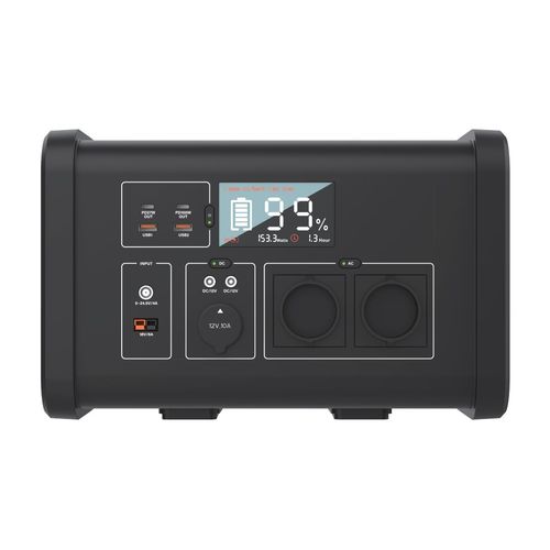 תחנת כוח ניידת בהספק 537.6Wh כולל 2 שקעי חשמל דגם: ENERGIX-170