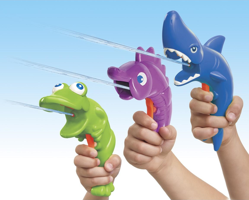 אקדח מים - חיות משפריצות עם טווח ירי של 7.6 מטר (מגוון דגמים) 2