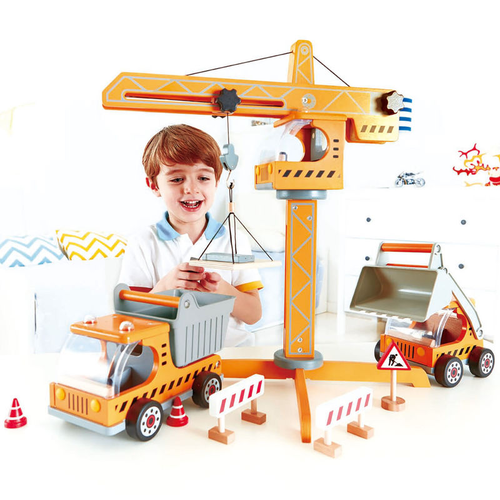 מנוף ענק מעץ ופלסטיק 5