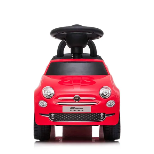 בימבה עם הגה בדמות פיאט Fiat 500 עם אפקטים קוליים ותא אחסון - אדום 3