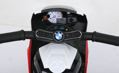 אופנוע מיני 6V לילדים בדמות BMW RR1000 - אדום 3