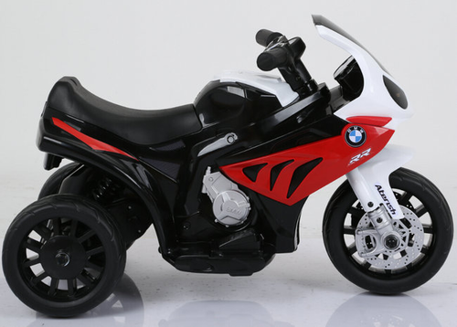 אופנוע מיני 6V לילדים בדמות BMW RR1000 - שחור 5