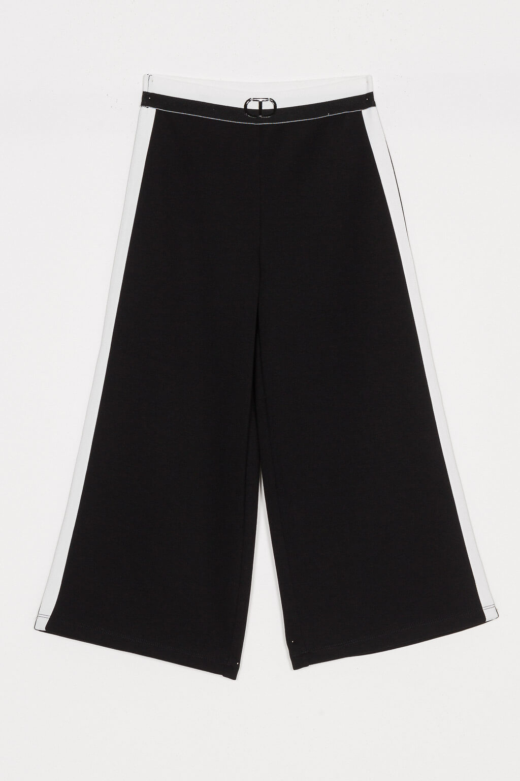 Scuba fabric palazzo trousers